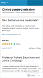 Mobile Screenshot of missiontheology.wordpress.com