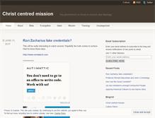 Tablet Screenshot of missiontheology.wordpress.com