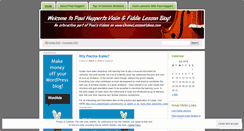 Desktop Screenshot of lessons4violin.wordpress.com