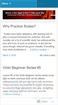 Mobile Screenshot of lessons4violin.wordpress.com