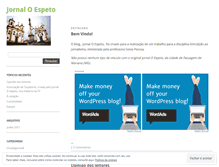Tablet Screenshot of oespetojornal.wordpress.com