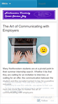 Mobile Screenshot of northwesternuniversitycareerservices.wordpress.com