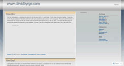 Desktop Screenshot of davidbyrge.wordpress.com