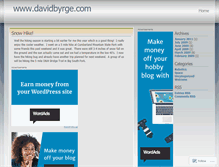 Tablet Screenshot of davidbyrge.wordpress.com