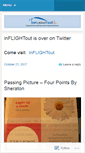 Mobile Screenshot of inflightout.wordpress.com