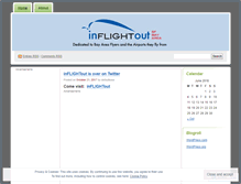 Tablet Screenshot of inflightout.wordpress.com