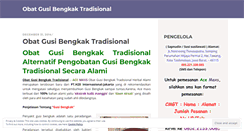 Desktop Screenshot of obatgusibengkaktradisionalherbalmujarab75.wordpress.com