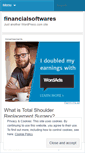 Mobile Screenshot of financialsoftwares.wordpress.com