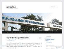 Tablet Screenshot of prateeknet.wordpress.com