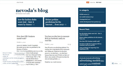 Desktop Screenshot of nevoda.wordpress.com