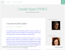 Tablet Screenshot of escolalumiar.wordpress.com
