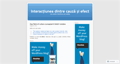 Desktop Screenshot of cauzalitate.wordpress.com
