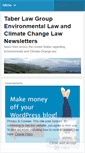Mobile Screenshot of environmentallawissues.wordpress.com