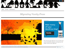 Tablet Screenshot of myvanitypress.wordpress.com