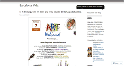 Desktop Screenshot of barcelonavida.wordpress.com