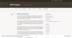 Desktop Screenshot of nwpreppers.wordpress.com