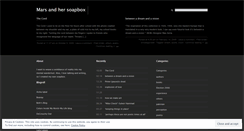 Desktop Screenshot of marsandhersoapbox.wordpress.com