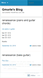 Mobile Screenshot of gmarte.wordpress.com