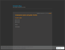 Tablet Screenshot of gmarte.wordpress.com