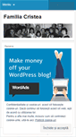 Mobile Screenshot of familiacristea.wordpress.com
