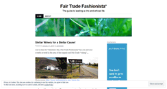 Desktop Screenshot of fairtradelifestyle.wordpress.com
