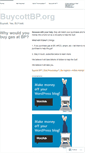 Mobile Screenshot of buycottbp.wordpress.com