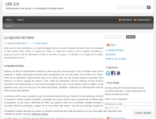 Tablet Screenshot of ladoblevisera.wordpress.com