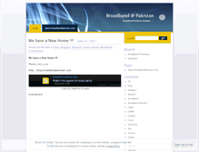 Tablet Screenshot of broadbandpakistan.wordpress.com