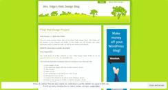 Desktop Screenshot of mrsedgewebdesign.wordpress.com