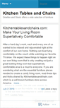 Mobile Screenshot of kitchentableandchairs.wordpress.com