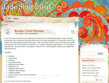 Tablet Screenshot of jadesimplified.wordpress.com