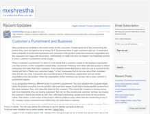Tablet Screenshot of mxshrestha.wordpress.com