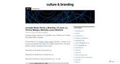 Desktop Screenshot of culturebranding.wordpress.com