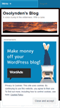 Mobile Screenshot of osolynden.wordpress.com