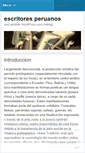 Mobile Screenshot of escritoresperuanos.wordpress.com