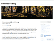 Tablet Screenshot of paathfinders.wordpress.com