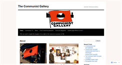 Desktop Screenshot of communistgallery.wordpress.com