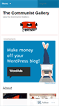 Mobile Screenshot of communistgallery.wordpress.com