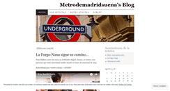 Desktop Screenshot of metrodemadridsuena.wordpress.com