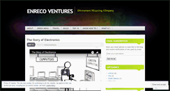 Desktop Screenshot of enrecoventures.wordpress.com