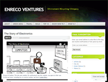 Tablet Screenshot of enrecoventures.wordpress.com