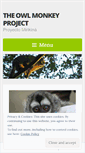Mobile Screenshot of owlmonkeyproject.wordpress.com