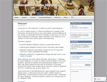 Tablet Screenshot of designgames.wordpress.com