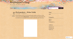 Desktop Screenshot of amyhapper.wordpress.com