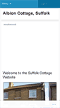 Mobile Screenshot of albioncottagesuffolk.wordpress.com