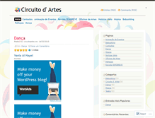 Tablet Screenshot of circuitodartes.wordpress.com