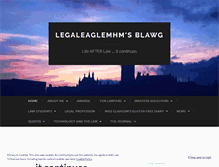 Tablet Screenshot of legaleaglemhm.wordpress.com