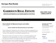 Tablet Screenshot of garrigusrealestate.wordpress.com