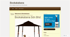 Desktop Screenshot of bookakabana.wordpress.com