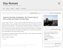Tablet Screenshot of gaynomad.wordpress.com
